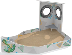 Песочница Кораблик ПС105.00 для детской площадки, фото 1