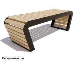 Скамейка уличная Времена года, Лиственница 1,8 м, фото 2