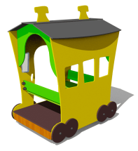 Игровой комплекс Вагон №2 ВСТ 1122 для детской площадки