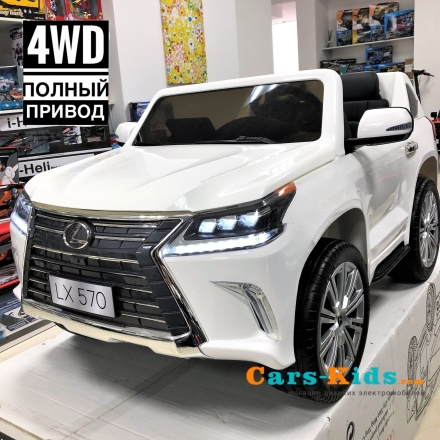 Электромобиль LEXUS LX 570 4WD белый, фото 1