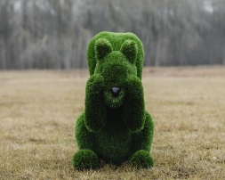 Топиари белочка Ку-ку, h=111 см - газон Deluxe, фото 2