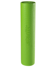 Коврик для йоги FM-102, PVC, 173x61x0,3 см, с рисунком, зеленый Коврик для йоги FM-102, PVC, 173x61x0,3 см, с рисунком, зеленый