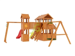 Детская площадка IgraGrad Клубный домик Макси с трубой, фото 3