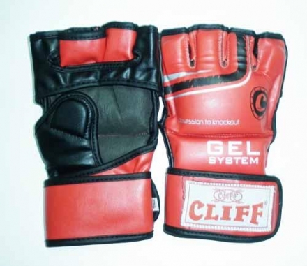 Перчатки ММА красно-черные, р.M ULI-6065, фото 1