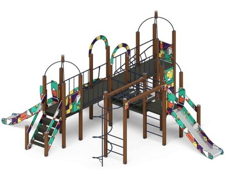 Детская игровая площадка Навина Н 1200 ДИК 2.09.07-02, фото 2