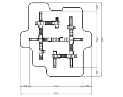 Детская игровая площадка Н 900 ДИК 1.05.01-31, фото 4
