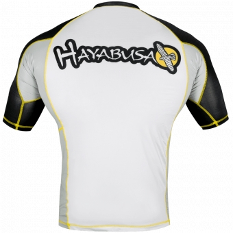 Рашгард Hayabusa Ninja Falcon Rashguard Short Sleeve - Black / Yellow, фото 2