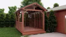 Прямоугольная беседка СОЙКА