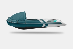 Gladiator C 330 AL ACTIVE Морской зеленый-белый моторная лодка ПВХ Алюминиевый пайол, фото 3
