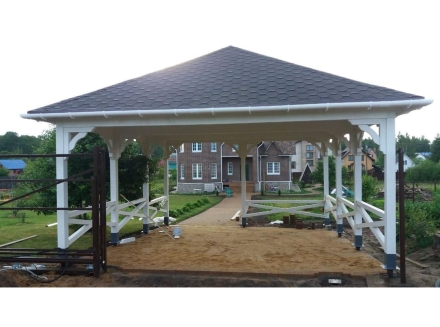 Навес для машин ГРИНФИЛД Премиум комплектация, фото 8