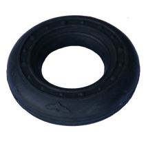 Эспандер кольцо нагрузка 70-75кг d-80мм ребристый.Черный