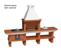 Печь Аристократ 7142 Прямоугольный кирпич красный Печь Аристократ 7142 Прямоугольный кирпич красный