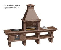 Печь Аристократ 7142 Прямоугольный кирпич красный Печь Аристократ 7142 Прямоугольный кирпич красный