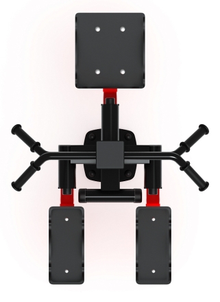 Хипс+Маятник (красный) - Уличный тренажер - СТ 024-11.П, фото 5