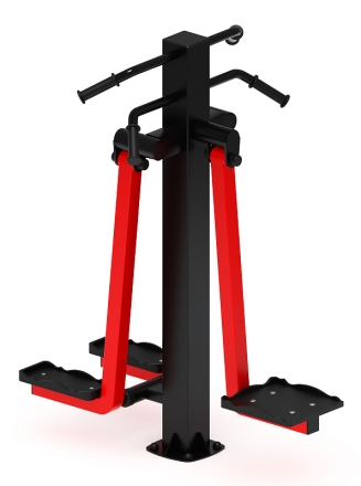 Хипс+Маятник (красный) - Уличный тренажер - СТ 024-11.П, фото 1