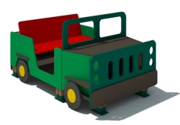 Игровой элемент ДГС Джип для детской площадки Игровой элемент ДГС Джип для детской площадки