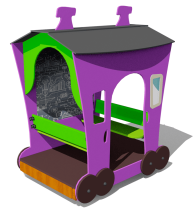 Игровой комплекс Вагон №1 ВСТ 1121 для детской площадки