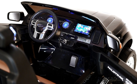 Детский электромобиль Dake Ford Ranger Black 4WD MP4 - DK-F650, фото 2