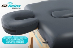 Массажный стол Relax Nirvana Pro серая кожа, фото 4