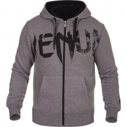 Толстовка Venum &quot;Undisputed&quot; Hoody Black - Neo Yellow Logo