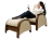 Кресло-качалка (маятник) с массажем FUJIMO BALANCE 2 F2004 TOFP Бежевый