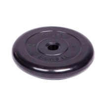 Диск обрезиненный Barbell Atlet d 31 мм чёрный 2,5 кг