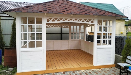 Прямоугольная беседка АРИЯ, фото 2