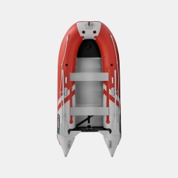 Gladiator C 330 AL ACTIVE Красно-белый моторная лодка ПВХ Алюминиевый пайол, фото 4