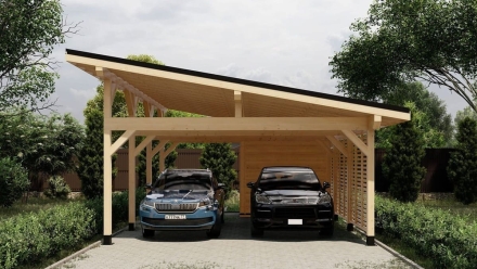 Навес для машин РАЙБЛ Несущий каркас, фото 11