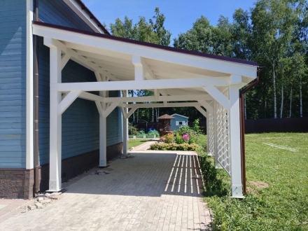 Навес для машин ЭЛАНД Премиум комплектация, фото 1