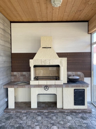 Печь № 21 — Печь барбекю с печью под казан и мойкой, фото 9