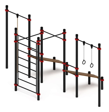 Воркаут 108 красный ВТ 12.18-01, фото 3