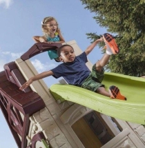 Игровой детский домик для дачи Step 2 "Домик с горкой" 8529KR