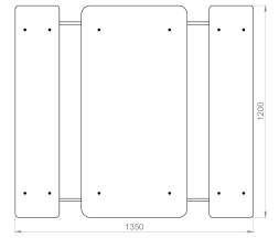 Стол детский Конструктивизм ЛГСД-30.3 для игровой площадки, фото 4