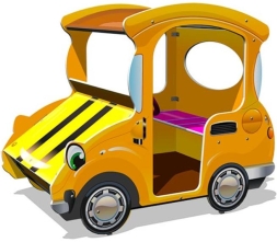 Игровой макет Машинка-Жук М1 ИМ250 для детских площадок, фото 1 Игровой макет Машинка-Жук М1 ИМ250 для детских площадок, фото 1