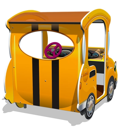 Игровой макет Машинка-Жук М1 ИМ250 для детских площадок, фото 3