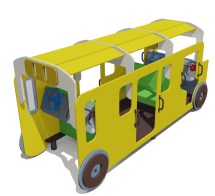 Игровой комплекс Автобус ВСТ 1120 для детской площадки Игровой комплекс Автобус ВСТ 1120 для детской площадки