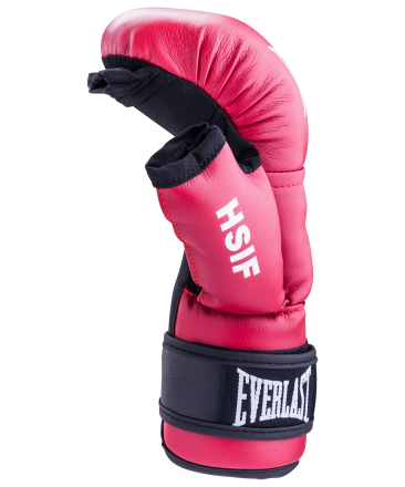 Перчатки для рукопашного боя HSIF RF3112L, 12oz, L, к/з, красный, фото 2