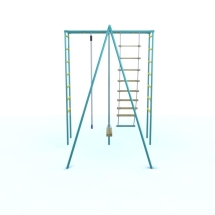 Дачный спортивный комплекс СпортОкей П-образный + трап