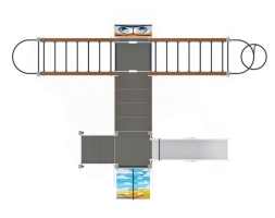 Детская игровая площадка Аэроплан (мульт) ДИК 2.03.4.02-01 Н=1200, фото 5