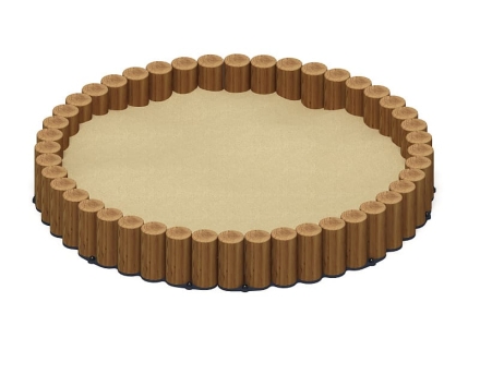 Песочница (Лиственница темный анкера) ИО 5.24.04-Л.И1.01, фото 1