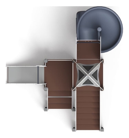 Космопорт (Серый) - ДИК 2.14.04-01.И1 - Игровой комплекс H=750 H=2000, фото 5