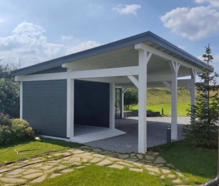 Навес для машин РАЙБЛ Базовая комплектация, фото 3