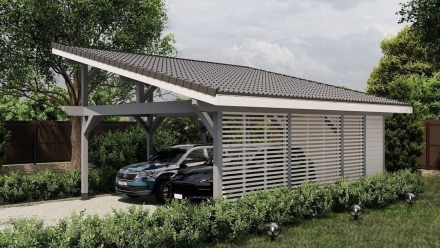 Навес для машин РАЙБЛ Базовая комплектация, фото 5