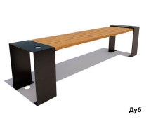 Парковая скамейка Красногорск, Лиственница 3 м