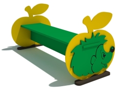 Детская скамейка Ёжик для игровой площадки