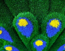 Топиари павлин Григориан, h=155 см - газон Eco Топиари павлин Григориан, h=155 см - газон Eco