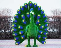 Топиари павлин Григориан, h=155 см - газон Eco Топиари павлин Григориан, h=155 см - газон Eco