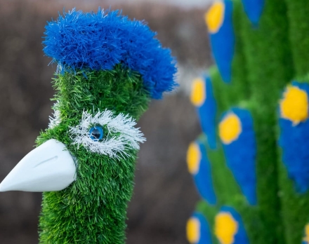 Топиари павлин Григориан, h=155 см - газон Eco, фото 11