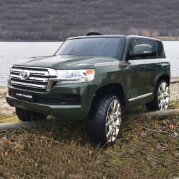 Электромобиль Toyota Land Cruiser 200 JJ2022 зеленый, фото 1
